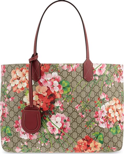 gucci tote bag with flowers|vintage gucci floral bag.